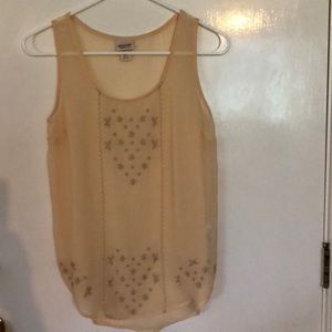 Gold tank top